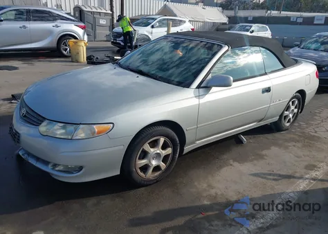 2002 Toyota Camry Solara Sle V6 from USA, damaged, VIN 2T1FF28P12C591762